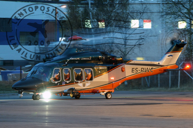 Eesti Piirivalven AgustaWestland AW-139 - ES-PWC