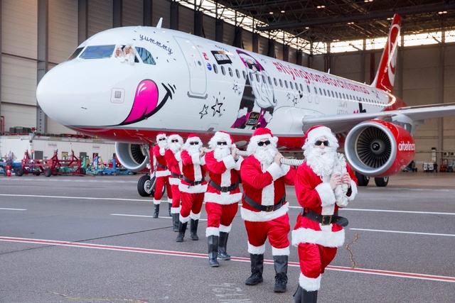 airberlin Christmas aircraft 2015-