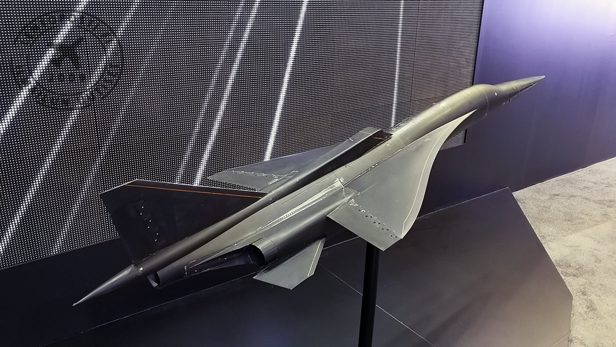 Boom_XB1_tuulitunnelimalli