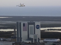 Discovery_depart_NASA