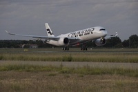 FIN_A350_1stFLT_LDG