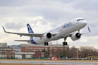 A321neo_CFM_engine_First_Flight_take_off