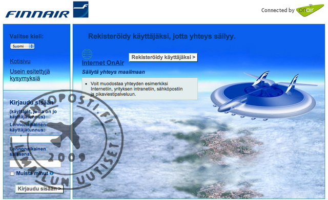 OnAir_Finnair_login