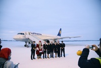 kittila_airport_lufthansa_inaugural_flight_2
