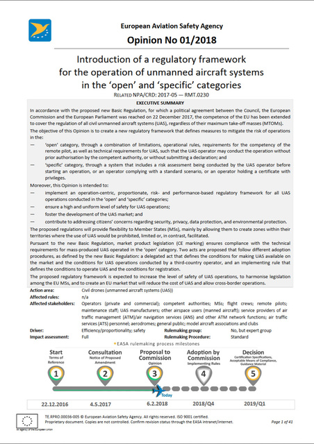 EASA_opinion_1_2018