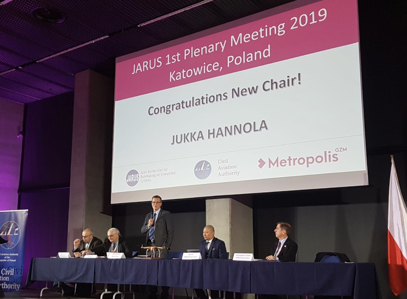 New Chair Congratulations