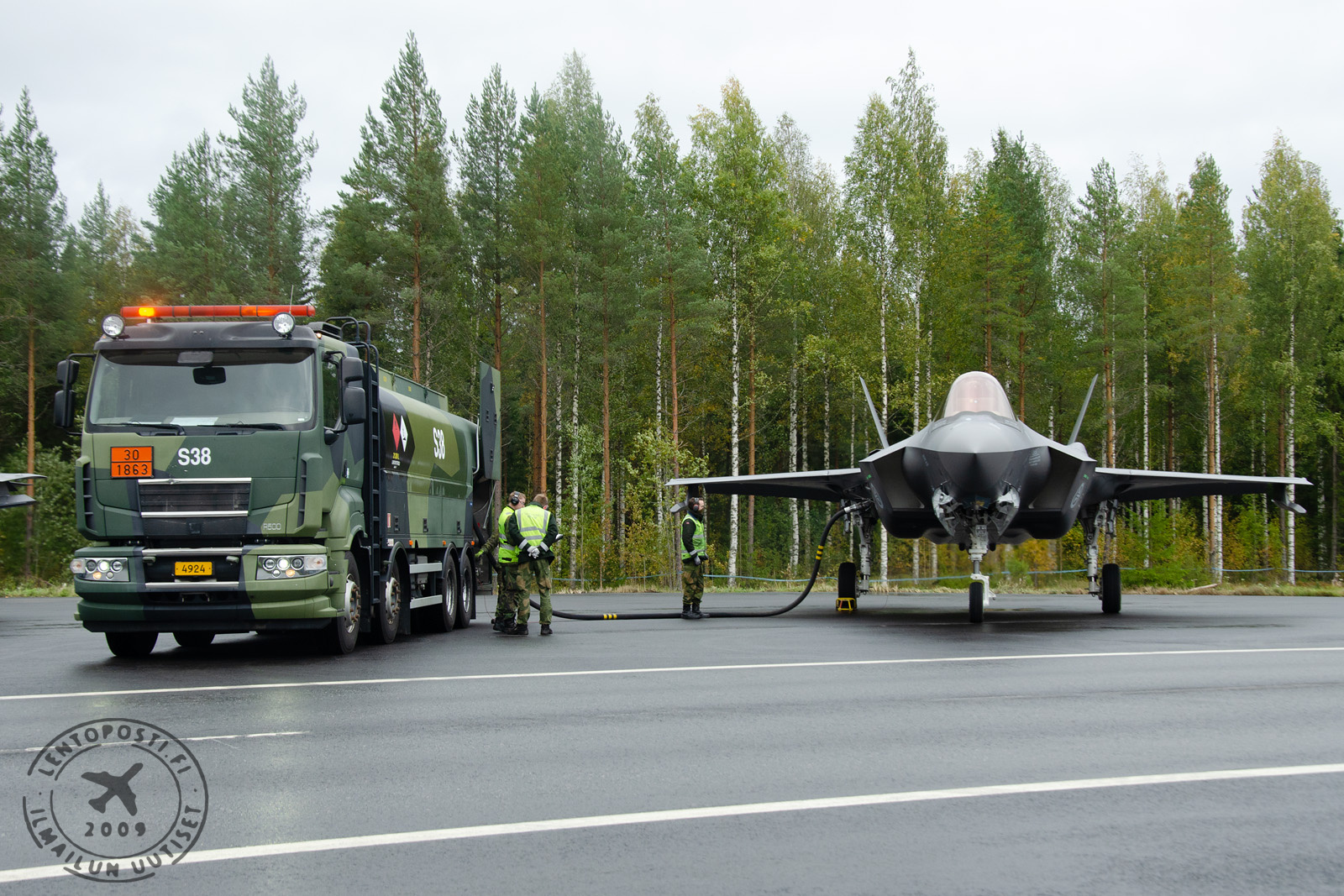 F-35A hot refuelling Tervo_210923