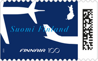 Finnair100-postimerkki