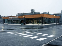 Rovaniemen lentoaseman lähtöaulalaajennus. Kuva: Finavia. EFRO_lahtoaula_2